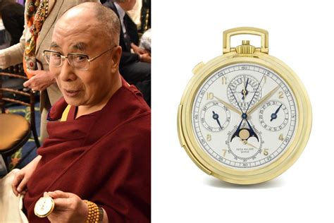 dalai lama gold watch.